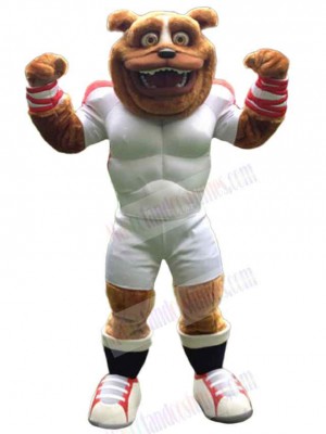 Bear with Strong Chest Mascot Costume Animal