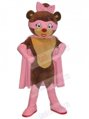 Superwoman Bear Mascot Costume Animal
