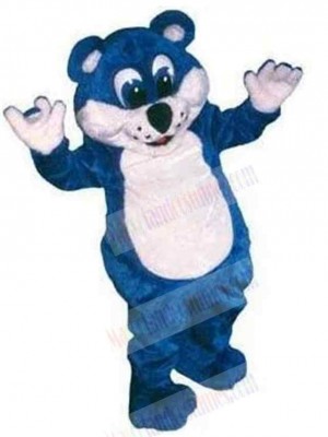 Sweet Blue Bear Mascot Costume Animal