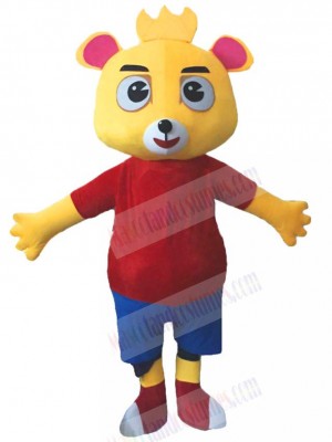 Adorkable Yellow Bear Mascot Costume Animal