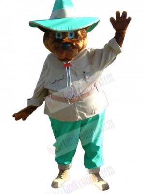 Bär-Explorer-Maskottchenkostüm Tier