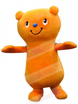 Yumo Orange Bär – Maskottchenkostüm Tier