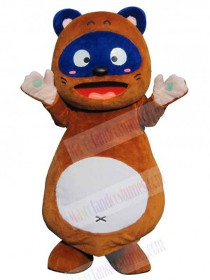 Naughty Cartoon Bear Mascot Costume Animal