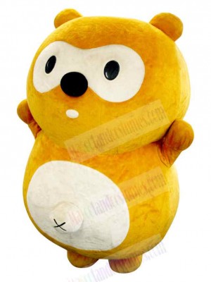 Giant Yellow Bear Mascot Costume Animal