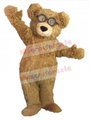 Teddybär mit Brille – Maskottchenkostüm „Tier“