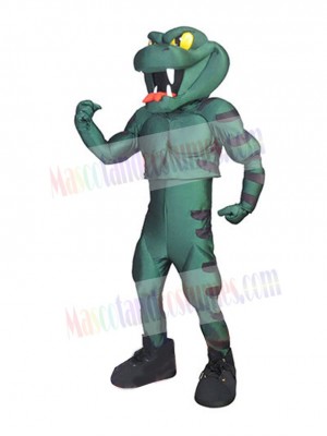 Green Viper Snake Mascot Costume Animal