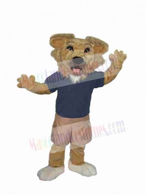 Gelbes Hundemaskottchenkostüm – Tier