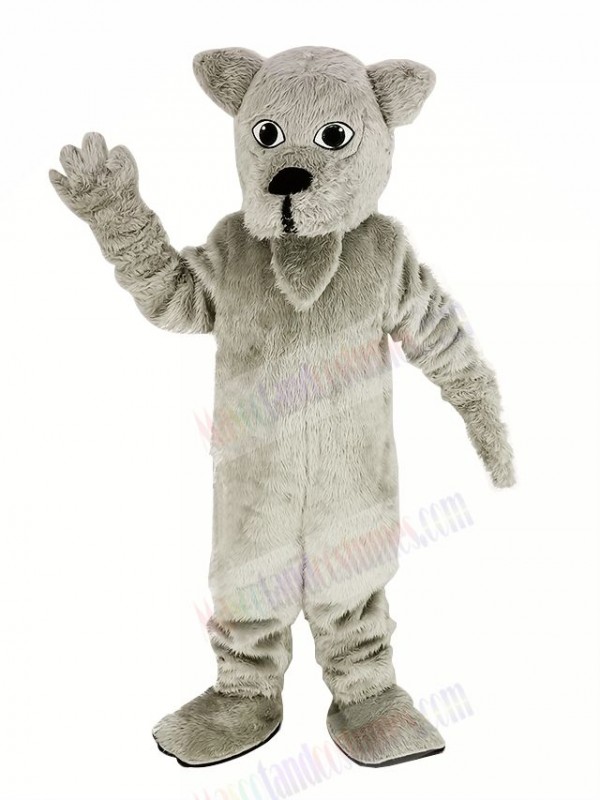 Hairy White Scottie Dog Mascot Costume Animal