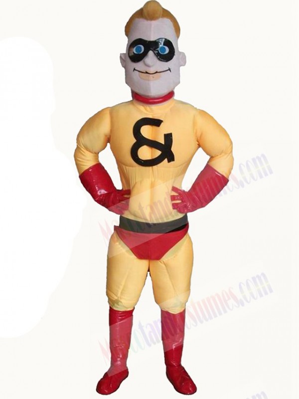 Superhero mascot costume