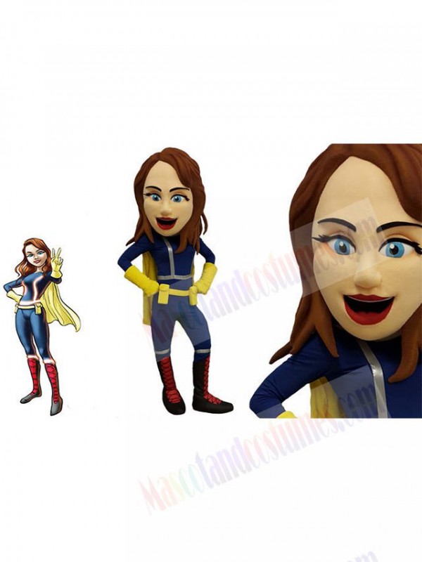 Female Firefighter mascot costume