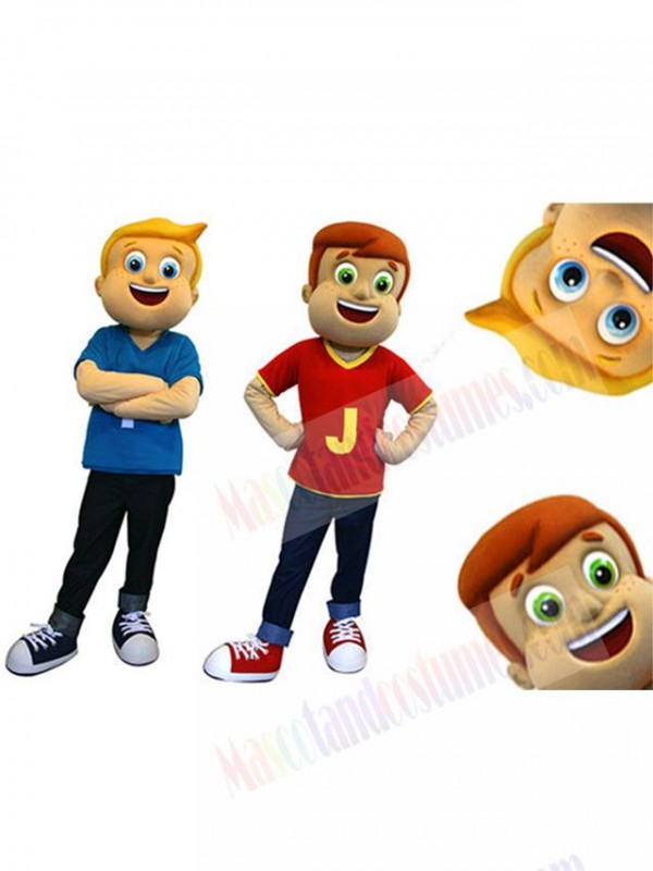 Boy mascot costume