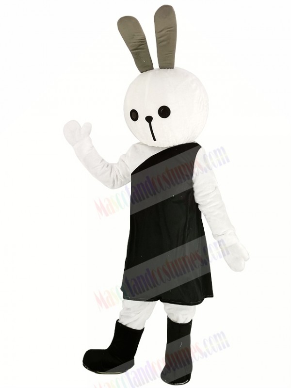 White Easter Bunny Rabbit Mascot Costume Animal