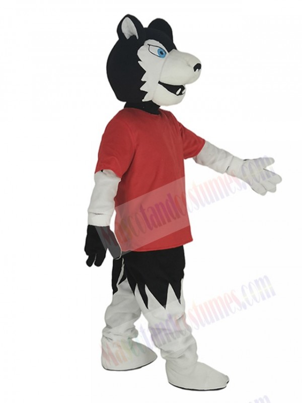 Wolf mascot costume