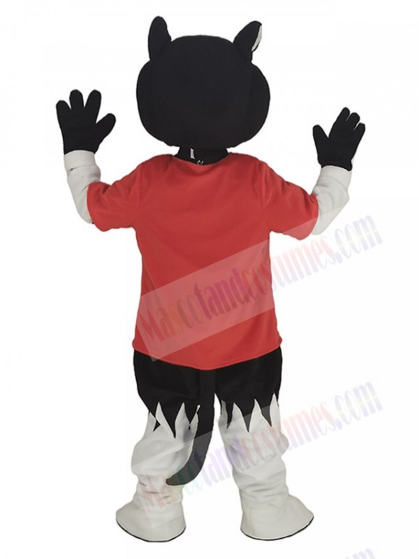 Wolf mascot costume