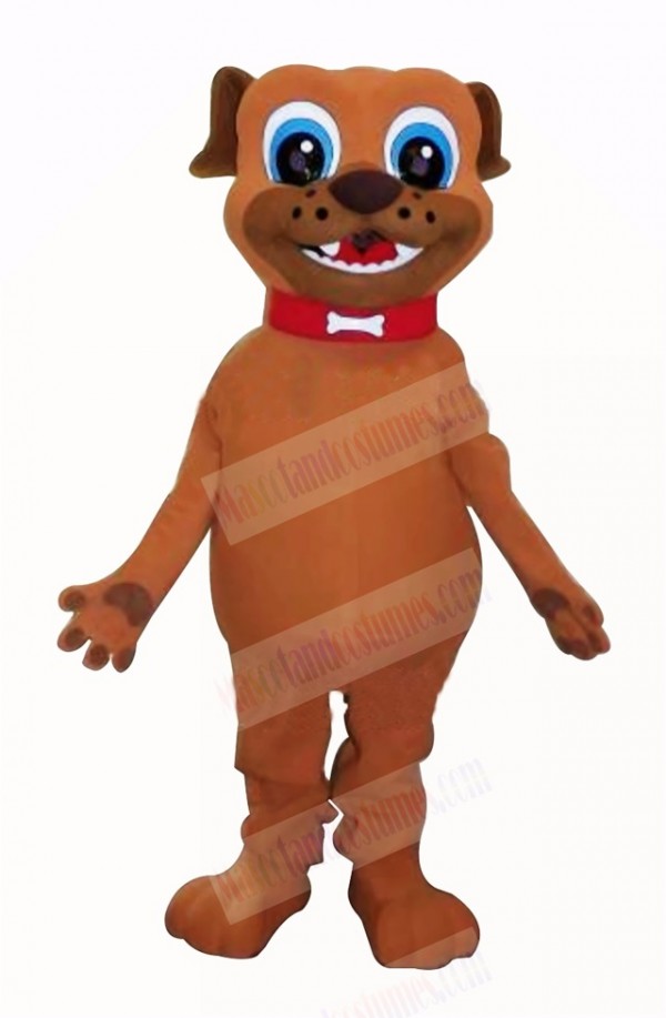 Brown Puppy Dog Mascot Costume Cartoon