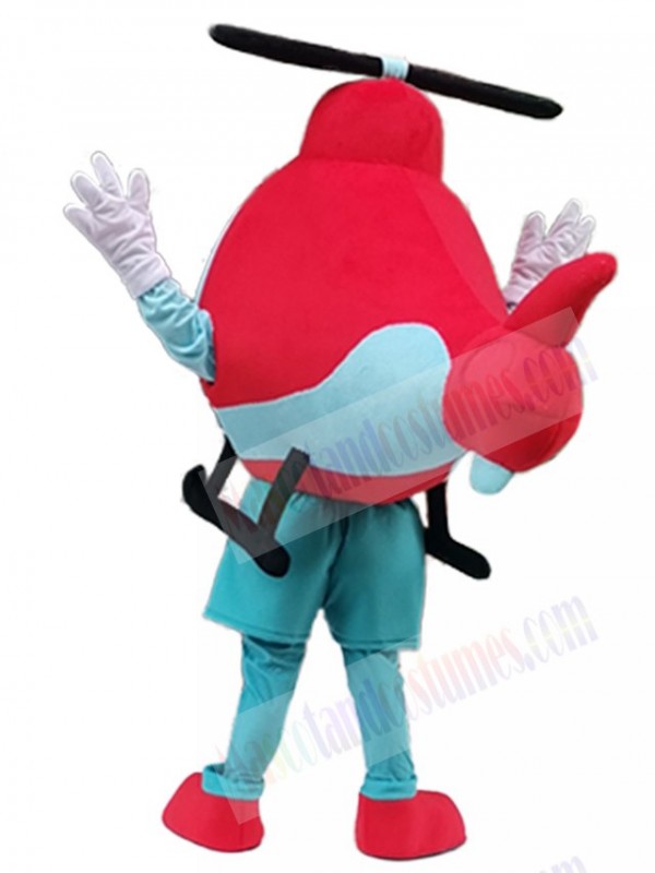 Helicopter mascot costume