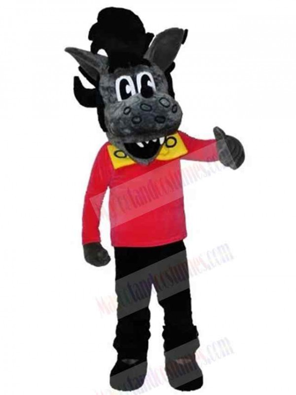 Wolf mascot costume