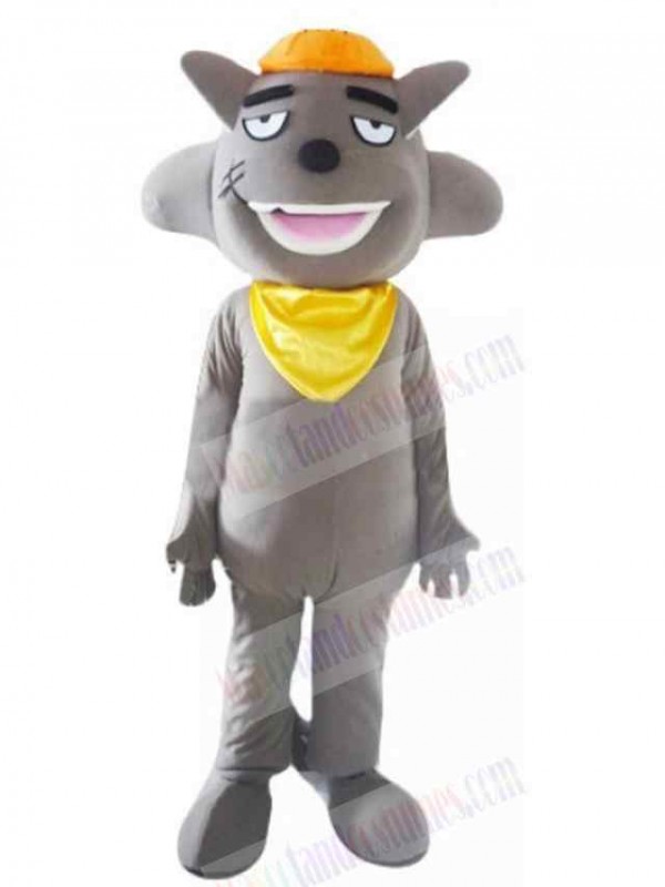 Wolf mascot costume