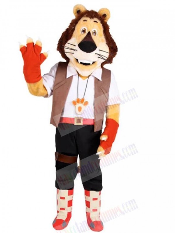 Lion mascot costume