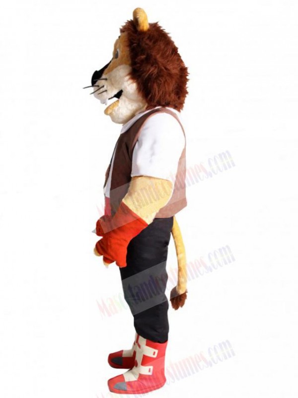 Lion mascot costume