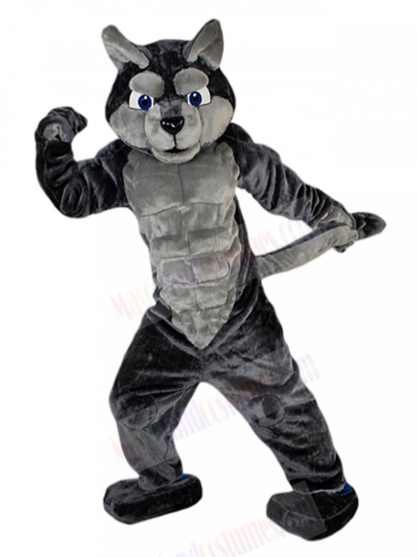 wolf mascot costume
