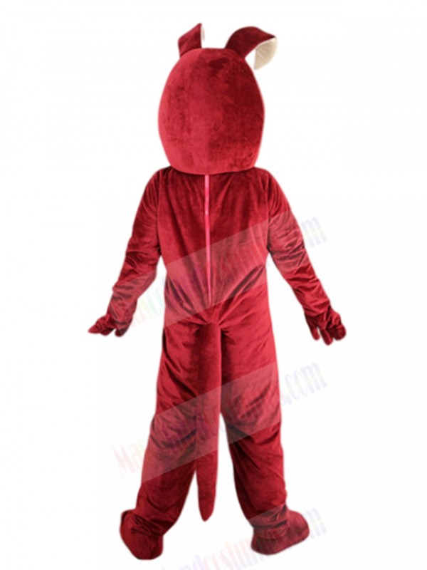 wolf mascot costume