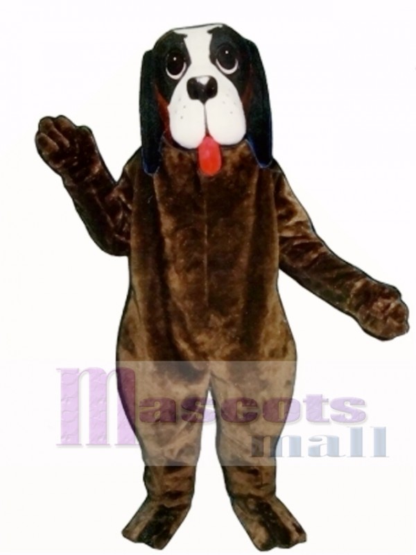 Cute Barney Dog Mascot Costume