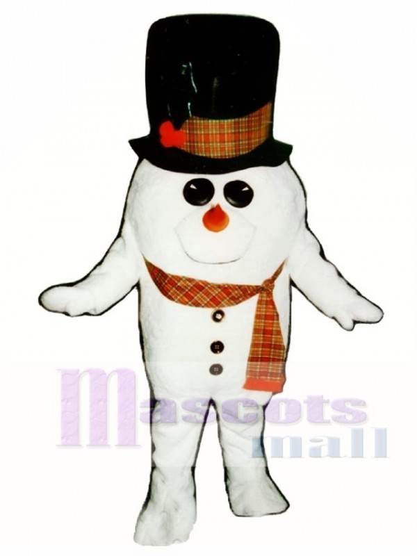 Madcap Snowman with Scarf Mascot Costume