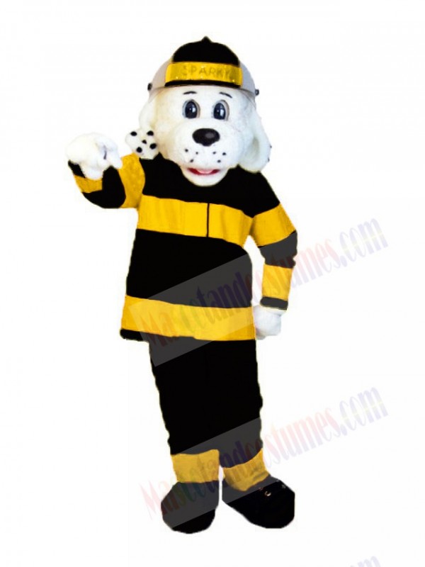 Sparky the Fire Dog mascot costume
