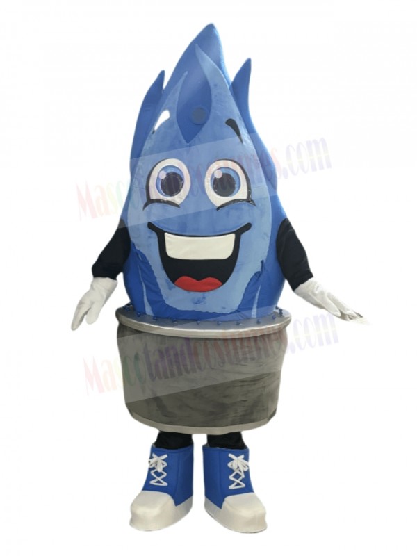Flame mascot costume
