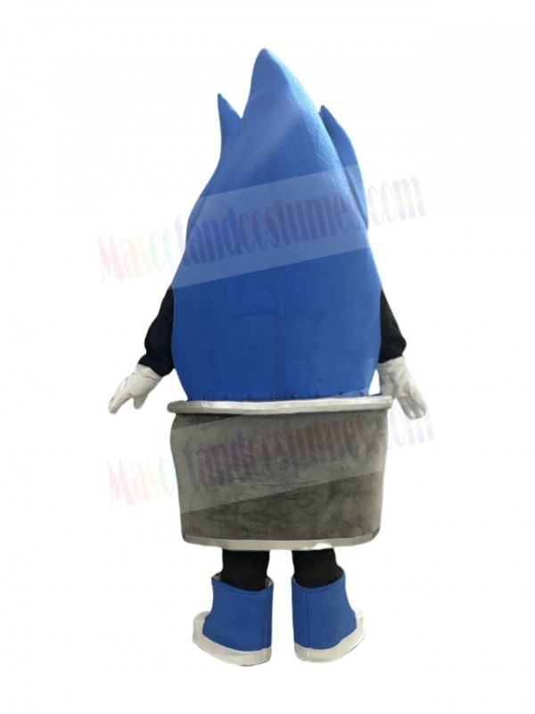 Flame mascot costume