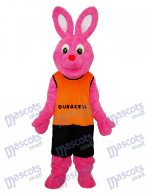 Easter Deer Rabbit with Orange Vest Mascot Adult Costume