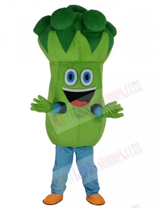 Bruce Broccoli Mascot Costume Cartoon