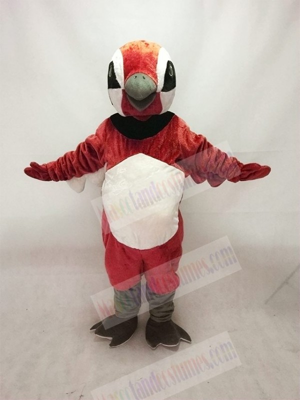 Red Brown Quail Mascot Costume Animal 